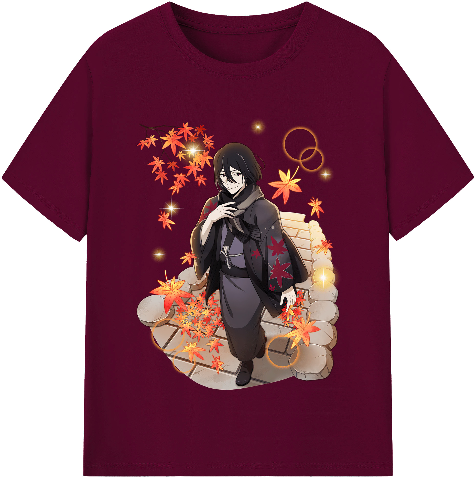 （画像用） 文豪ストレイドッグス Bungo Stray Dogs レディースカジュアルプリントTシャツ（綿100％）